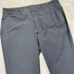 Kit and Ace Pants Mens 38x32 Black Tech Chino Slim Casual‎ Lightweight Stretch